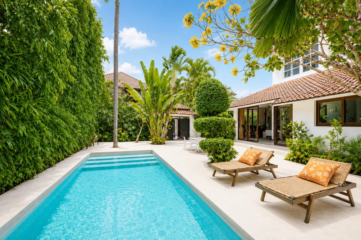White Orchid Villa exterior and pool